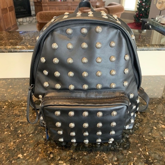 Balmain Other - $2000 Balmain Paris Studded Leather Backpack Italy
